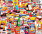 White Mountain 1000 Piece Jigsaw Puzzle - Things I Ate As A Kid Collage Puzzle