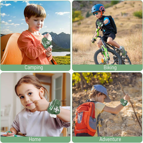 Dinosaur Walkie Talkies for Kids 2 Pack - T-Rex Outdoor Toys for Boys Age 3-12 Year Old, Long Range Birthday Gifts