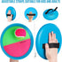 Toss and Catch Ball Set, Upgraded Beach Toys Outdoor Games for Kids Ages 3-12, Paddle Catch Toy Games for Family Gifts