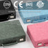 Lingle Rummy Set, 2-4 106 Rummy 4 Rummy Set Game Players with Tiles and Racks, Travel Game with Faux Leather Case, Fun