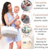 Extra Large Baby Diaper Caddy Organizer - Portable Rope Storage Basket for Nursery
