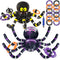Max Fun Halloween Ring Toss Game, Inflatable Spiders Set 2 Pack for Kids, School Carnival Party Favor Supplies, Indoor
