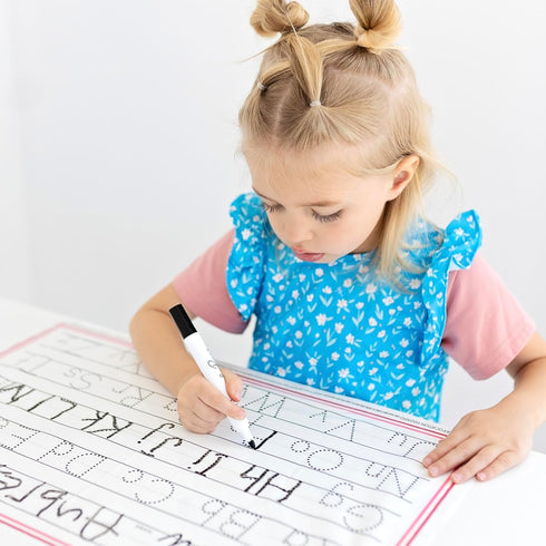 Ryan & Rose Cutie Mats Disposable Placemats for Baby, 30 Pack Extra Coverage (13" X 21") Easy Clean Up