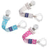 Chicco Universal Two in One Baby Pacifier/Soother Clip/Holder with Soft Attachment Ring for Teethers, Grey/White