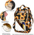 Xunteny Backpack Sunflower Baby Diaper Bag for Girls Boys, Waterproof Large Maternity Nappy Bags for Mom (Black)