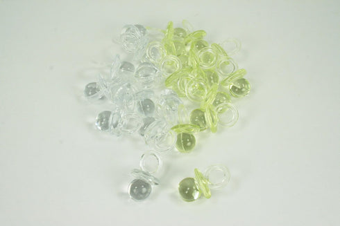 Dreampartycreation 500 Mini Acrylic Pacifiers Baby Shower Favor 3/4 Inches Wholesale!! Bulk Buy