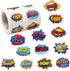 600 PCS Hero Themed Stickers Roll for Party Decorations, Creative Scrapbooks, Favors, and Children's Rewards - 12