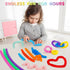60PCS Kids(10 Pop Tubes, Fidget Sensory Toys, Party Favors,Birthday Gifts,Goodie Bag Stuffers, Classroom School