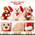 Aoriher 6 Pieces Bear Bulk Stuffed Animal, Baby Shower Plush Toys, Cute Bear Decorations for Sleeping and Playing