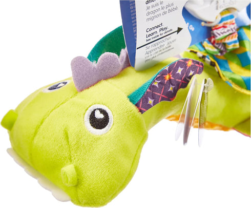 Lamaze Clip On Car Seat and Stroller Toy - Flip Flap Dragon, Sensory Toys for Babies, Travel Toys