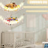 Stuffed Animal Hammock with LED Light, Toy Storage for Kids Room Decor, White