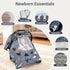 2 Car Seat Cover Baby, Carseat Covers Baby with Layers Breathable Zipper Windows, Windproof Infant Car Seat Cover