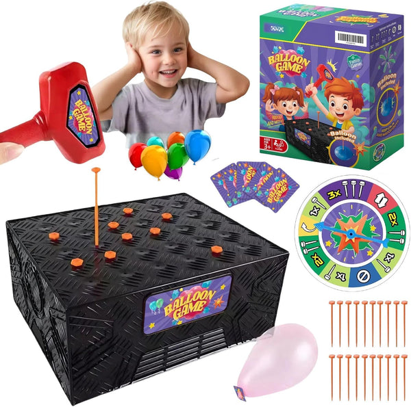 Balloon Popping Game Bang Tricky Tabletop Board Game Night for Age 3