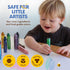 (12 Pack) 100% 1-3, Honeysticks Super Jumbo Crayons - Pure Beeswax, Non Toxic Crayons for Toddlers Extra Large Crayon