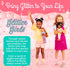 14-Inch 3+ Glitter Girls Doll Clothes & Accessories Stay Sparkly Dress & Leggings Regular Outfit for Girls Years