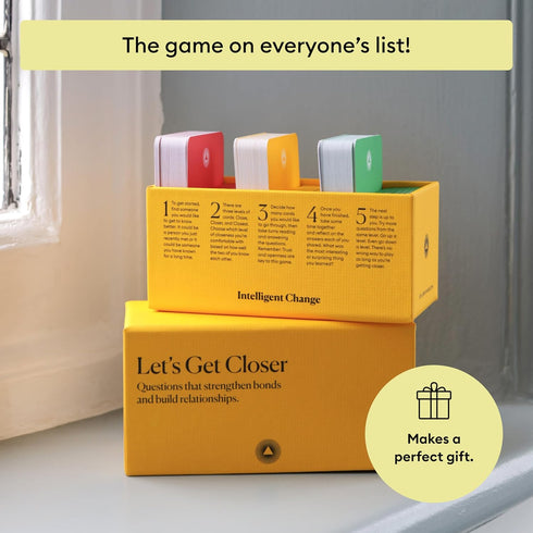 100 Intelligent Change Get Closer Social Bonding Card Game, Conversation Starters with Fun Questions & Activities