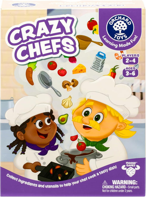 Orchard Toys Crazy Chefs Game - New Art, Help The Crazy Chefs