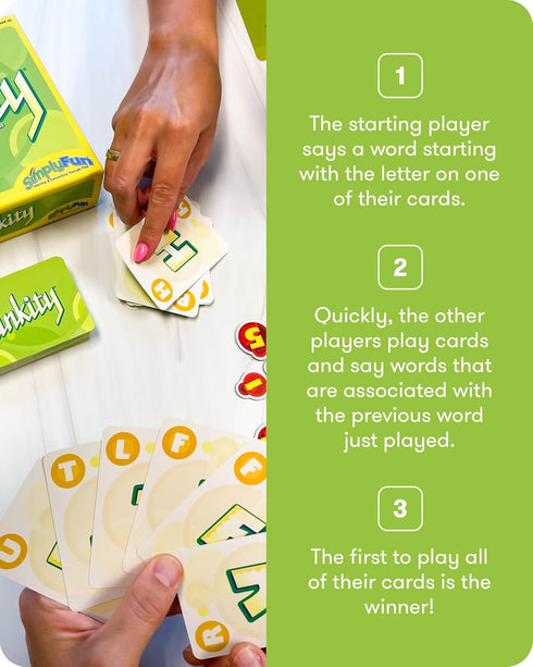 8 3-8 SimplyFun Linkity - Engaging Vocabulary and Word Association Educational Game for Ages & Up, Perfect Word Game