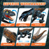 3-5 4-7 8-12+, 2.4GHz Sunrad Mini Remote Control Dinosaur Toys for Kids Age RC Robot Dinosaur with Light & Roar & Auto