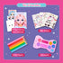 3 1 200+ 5,6,7,8. BSCOOL Make-up Artist. in Fun Makeup, Sticker, Coloring Kit, Includes Color Pencils, Makeup Palette