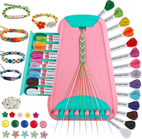 Friendship Bracelet Making Kit for Girls Ages 8-12, Kids Jewelry Making Kit