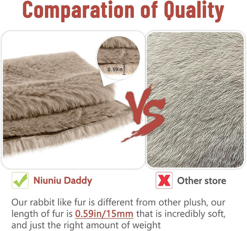 20" 3.3 Niuniu Daddy | Pound Weighted Bear Stuffed Animals for Adults Kids, Giant Large Teddy Bear Plush Toy, Cute