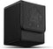 MTG Card Deck Box - Holds 100+ Single Sleeved Cards, Microfiber Lining, Leather Compatible with TCG (Vertical-Black)