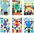 700+ 3+ 24 6 Make Your Own Robot Stickers for Kids - Sticker Sheets | Birthday Party Favors & Craft Activity