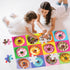 Kids,48 3-5,Children 4-8 Jumbo Floor Puzzle for Piece Colorful Donuts Jigsaw Puzzles,Learning Educational Toys