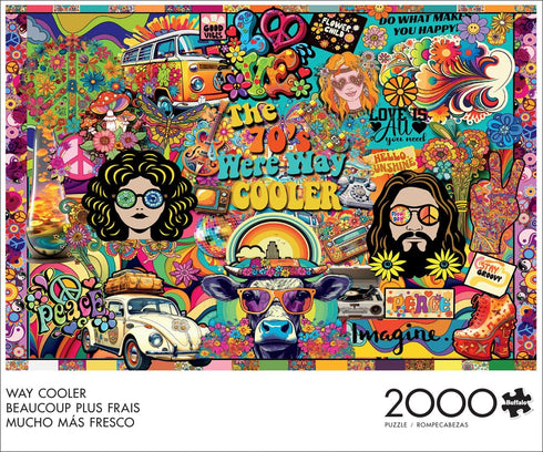 Buffalo Games - Lois Sutton - Way Cooler - 2000 Piece Jigsaw Puzzle for Adults Challenging Puzzle Perfect for Game Nights - Finished Puzzle Size is 38.50 x 26.50