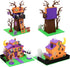 JOYIN 2 Pack Halloween Craft Kit, 3D Tree House and Pumpkin Haunted House, Art and Craft DIY Kits for Kids