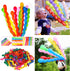 100Pcs 40 Inches Latex Spiral Balloons for Birthday Party, Assorted for Boys and Girls