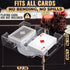 360 2 Playing Cards Holder Rotating Compact Plastic Playing Card Tray for Easy Access Decks with Smooth Rotation |