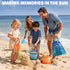 2 Packs 4-8 10 Dreamon Beach Toys, Travel Sand Toys for Kids Ages | PCS Sandcastle Building Kit with Collapsible