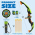 Set Set 6-12 JOYIN Kids Bow and Arrow with LED Flash Lights, Outdoor Archery Toy Gift for Boys and Girls Ages