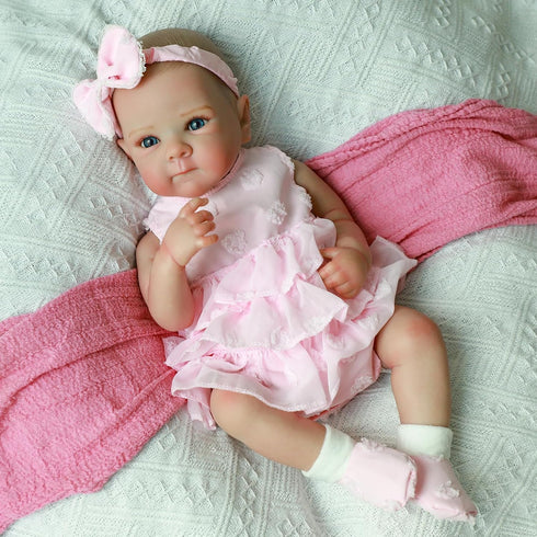 20 Inch Swimming 3+ KSBD Reborn Baby Dolls - Realistic Baby Doll Real Life Baby Dolls Lifelike Newborn Baby Doll Girl