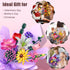 Set, 699 Flowers Bouquet Building Flower Botanical Collection Building Toys, Home & Office Creative Decoration