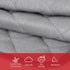 Non-Slip Waterproof Diaper Changing Pad Liner - Quilted Absorbent Bassinet Liners, 3 Pack, 13"x26", Grey