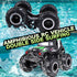 1/20 4WD 8-12 Amphibious Remote Control Cars, Stunt RC Rock Crawler Monster Truck Toy with Two Alternative Rechargeable
