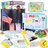 Gifts2U Sets Pretend Play School for Kids - With Teacher Bag, Whiteboard, Learning Clock, Educational Posters