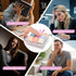 FunisFun Keyboard Fidget Toy Handheld Clicky Fidget Keyboard with Keychain Detachable Mechanical Clicker Adult Stress