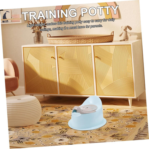 HOMSFOU Potty Training Toilet Seat for Toddlers Lightweight Portable Potty Chair for Travel and Daily Outings Easy