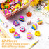 Easter Erasers - 12 Styles Bunny Egg Pencil Toppers for Kids, 3D Mini Rubber Erasers, 144 Pack