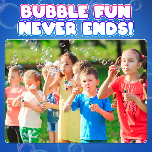 (Pack 24) 1 Oz Summer Mini Crayon Bubbles for Kids - of Bulk Fl Bottles w/Wands - Crayon Shape Bubbles in Bright Colors