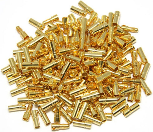 50 Pairs ShareGoo 3.5mm Male Female Gold Banana Plug Bullet Connector for RC Battery ESC Motor