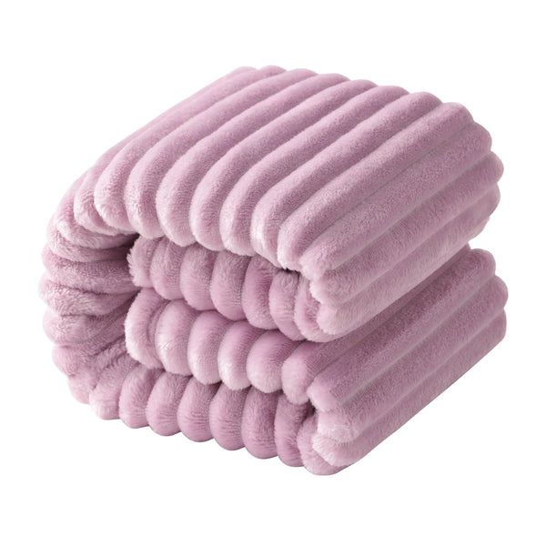 NTBAY Plush Flannel Oversized Baby Blanket, 50X60 Inches Soft and Warm Toddler