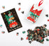 Galison Christmas Car 130-Piece Puzzle Ornament, Mini Puzzle Measures 6’ x 8.25”, Festive Holiday Puzzle.