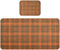 SyXIOP Vintage Buffalo Plaid Checked Wine Red Cooling Baby Waterproof Crib Mattress Cover