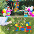 Lemicin 7 7th 16 10.6 3 Number Pinata Building Blocks with Pinata Stick Blindfold Birthday Party Decorations Happy