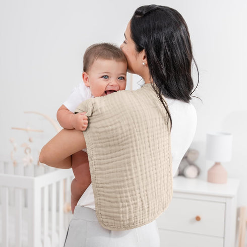 Pack 2 20" 10", Pack 10 Muslin Nursing Cover of and Burp Cloths x of Bundled by Comfy Cubs